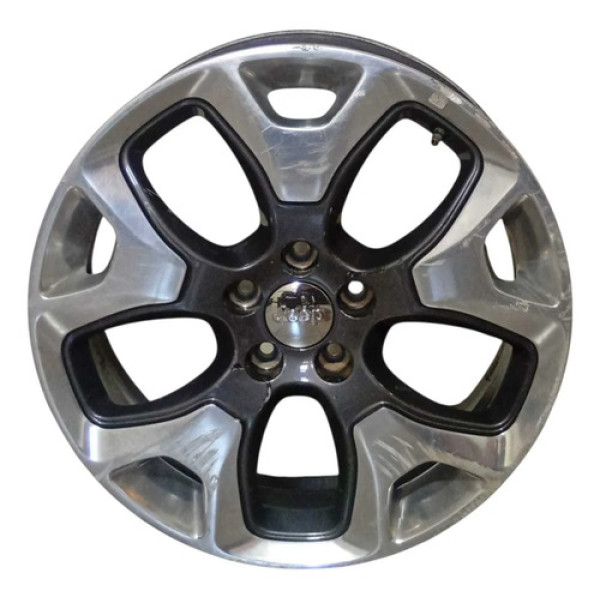 Roda Jeep Compass Aro 18 Com Detalhes Original Prata