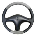 Jogo Bancos Couro Forros Porta E Volante Vectra 1997 2005 Cinza E Preto