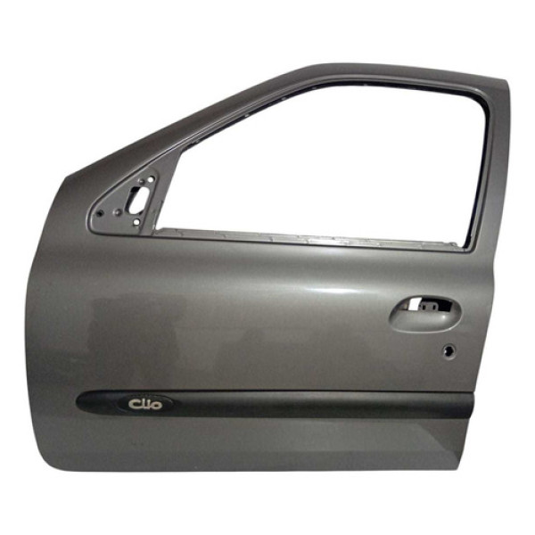 Porta Dianteira Esquerda Renault Clio 2008 Dianteira Esquerdo Cinza