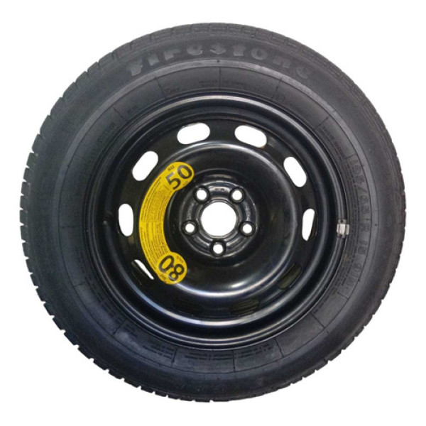Roda Ferro Estepe Aro 15 05 Furos Golf Bora Original Preto
