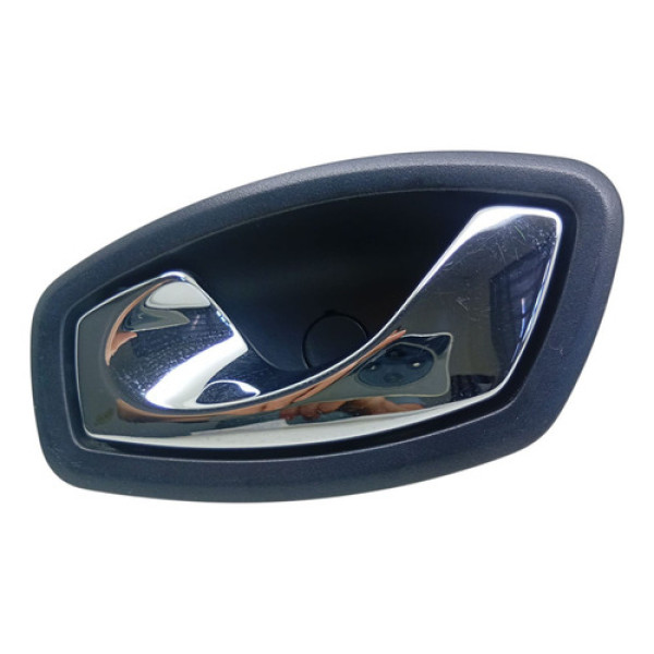 Maçaneta Interna Esquerda Renault Fluence 2011 2014 Prata Traseira