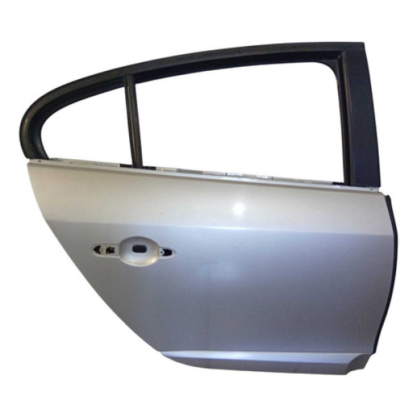 Porta Traseira Direita Renault Fluence 2010/2015 Traseira Direito Prata