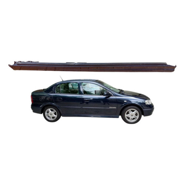 Spoiller Lateral Direito Astra Sedan 1999 Á 2011 Azul