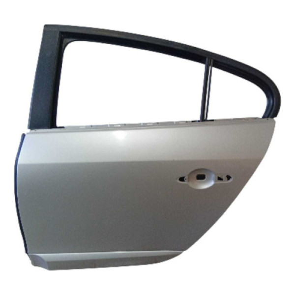 Porta Traseira Esquerda Renault Fluence 2010/2014 Traseira Esquerdo Prata