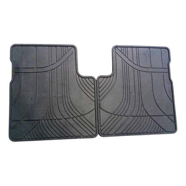 Par Tapete Traseiro Borracha Fiat Argo 2017 2022 Original Preto