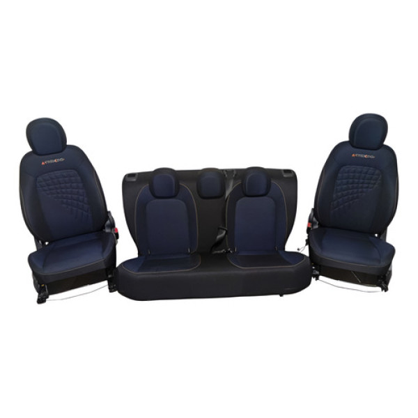 Jogo Bancos Fiat Argo Trekking Preto 2018 2023